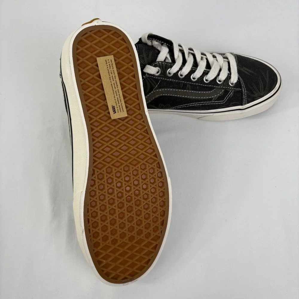 Vans Style 36 Decon SF Eco Theory Black Palm Sneakers Mens 9 Womens 10.5 NWOB
